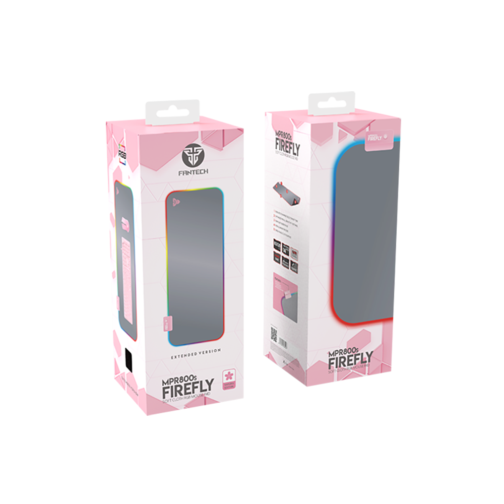 Fantech PC RGB Mousemat Extend Size 800 x 300 x 4mm Non-Slip Rubber Compter Desk Pad (MPR800S)